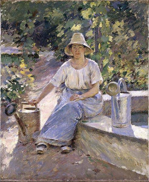 Theodore Robinson The Watering Pots